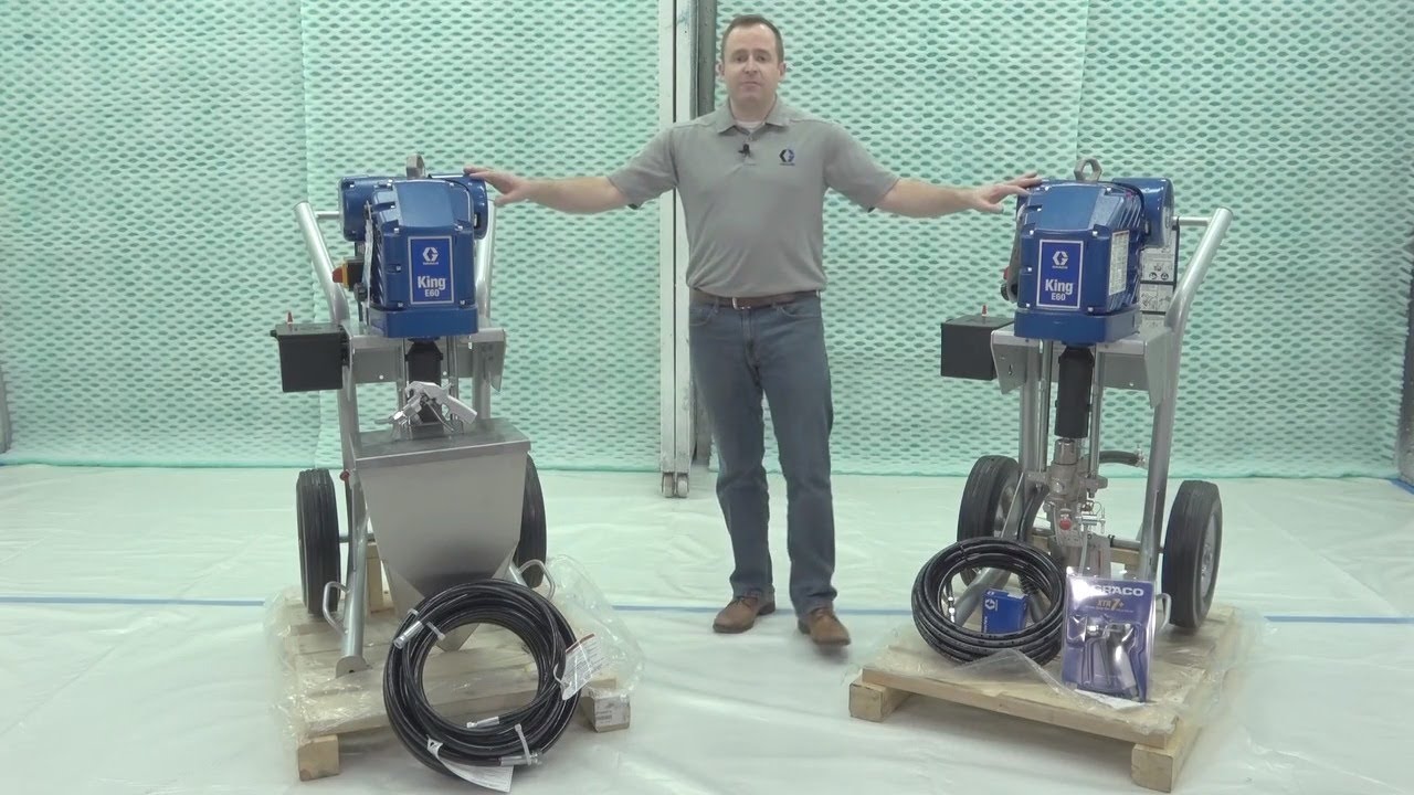 Introducing the King E-Series Electric Protective Coatings Sprayers - Graco Garage