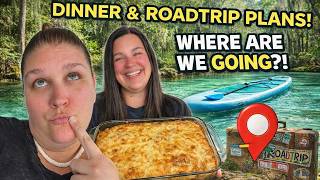 Dinner & Destinations!! Home Vlog Announcing Our Upcoming Road Trip Out Of Florida