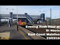 Evening Rush Hour At St Neots ECML 23 03 18