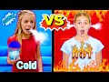 FroZen Hot vs Cold Sisters With Lizzy & Savannah!