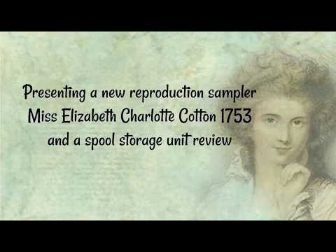 Flosstube 20 - A new reproduction sampler and lacing and framing needlework