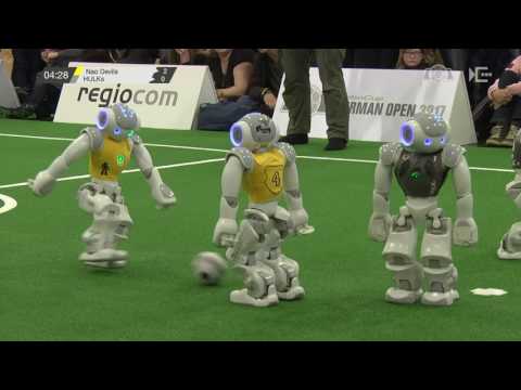 SPL: Nao Devils – HULKs [RoboCup German Open 2017]