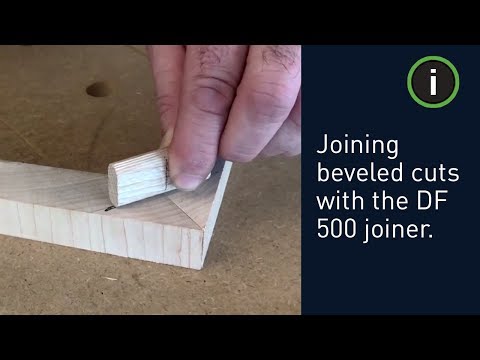 Festool Training: How to Beveled Piece with the DOMINO joiner