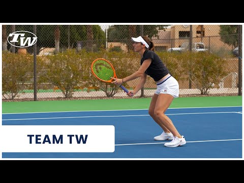 WTA Doubles Pro, Luisa Stefani, teaches us a Volley Drill & offers tips to improve your doubles! 🇧🇷