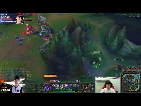 CRAZY NASUS MID - SKT Faker Stream Highlights -  LoL Ranked Challenger Korea