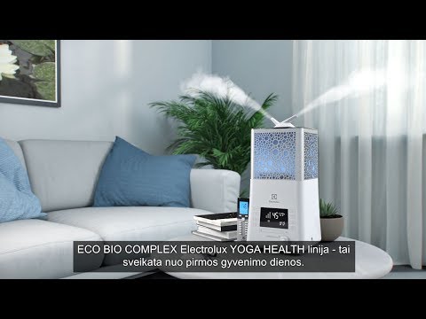 Ultragarsinis oro drėkintuvas Electrolux EHU 3810D (ŠVEDIJA) video