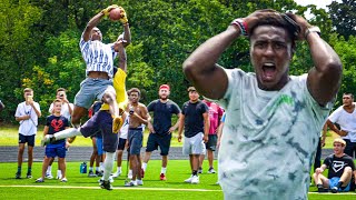 THE MOST DISGUSTING CATCH I'VE EVER WITNESSED!! (DALLAS 1ON1'S W/ DEZ BRYANT)