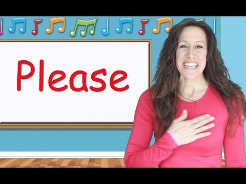 Please and Thank You Sign Language Song for Children, Toddlers and Kids Videos | Patty Shukla