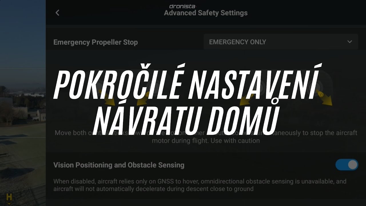10 POKROČILÉ NASTAVENÍ RTH