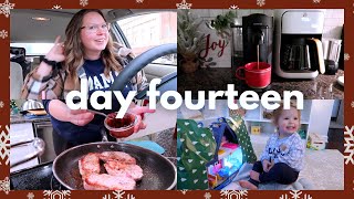 VLOGMAS DEC 14 | hair cut, relaxing day at home, outside grill area, strawberry pork chops + more