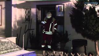 preview picture of video 'Bad Wörishofen: Mann rennt brennend aus Haus und wird gerettet'