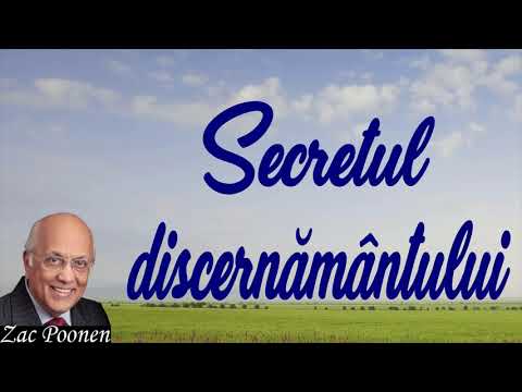 Zac Poonen - Secretul discernământului