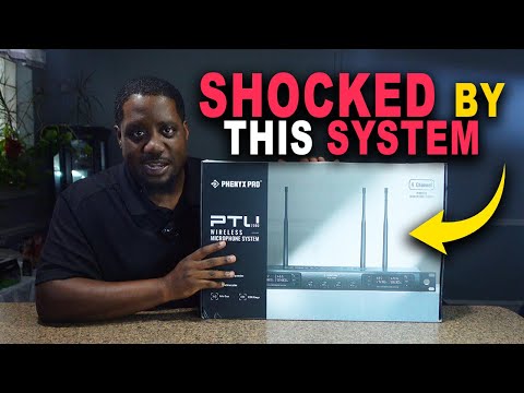 This Affordable Wireless Mic System (PTU-7000-4H) Surprised Me