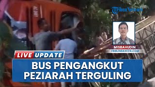 Gegara Sopir Sakit, Bus Pengantar 50 Peziarah Asal Bogor Masuk Jurang di Pandeglang Banten