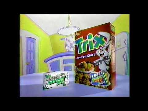 Trix Cereal "Trix are for Kids!" Commercial (1994)