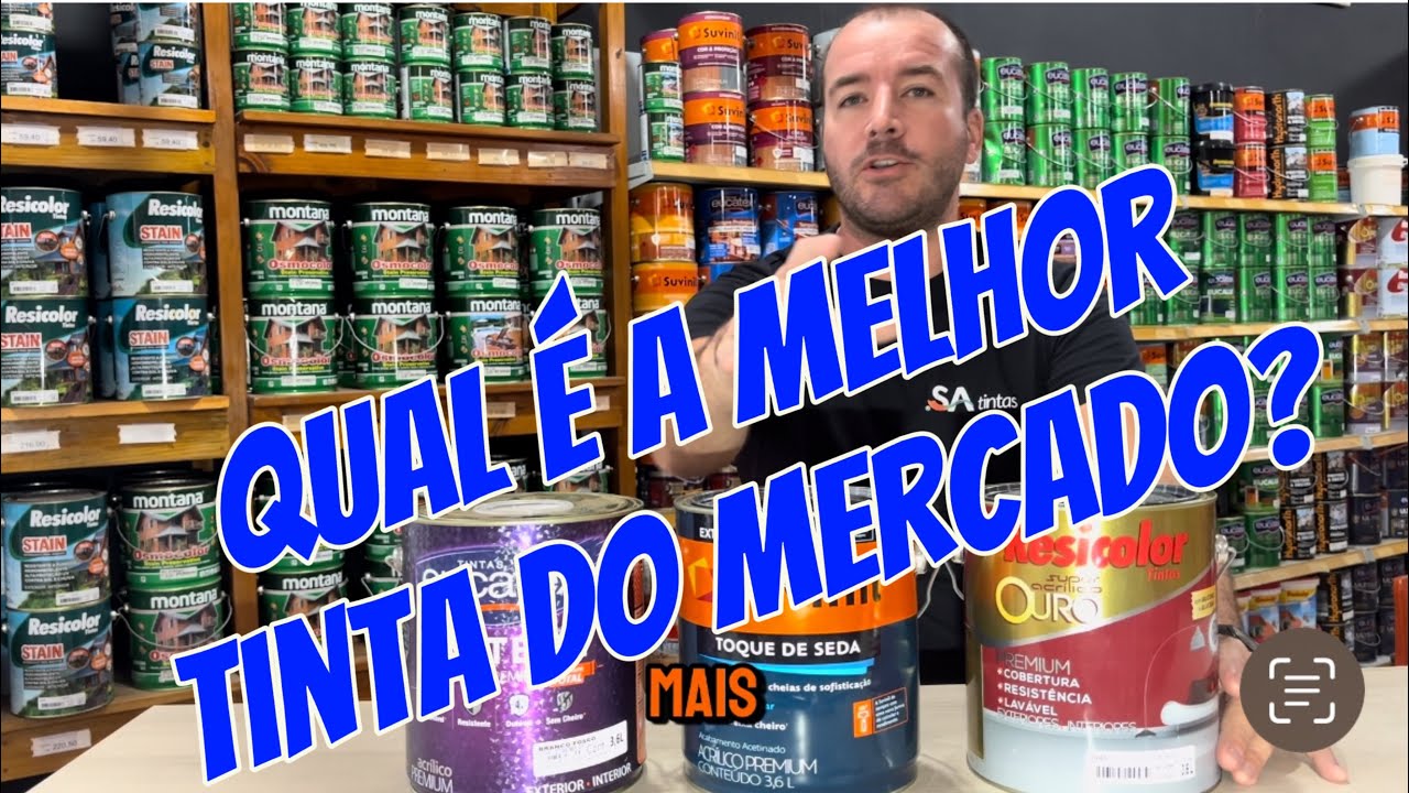 Saiba Qual é a Melhor Marca de tinta do Mercado, Quanto tempo ela Dura a mais do que as outras