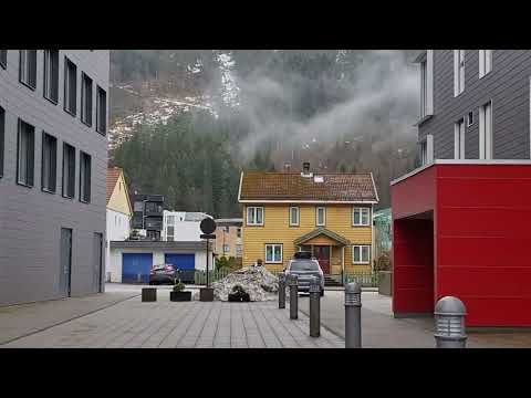 Walking in Førde Mars 2022  En rundtur i sentrum