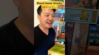 Board Game Snacks 🫣🍿🍟🥨😬 #boardgames #tabletopgames #games