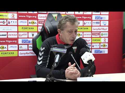 21. kolejka Fortuna1Liga: Konferencja prasowa po meczu GKS Tychy - Sandecja Nowy Sącz 2:2