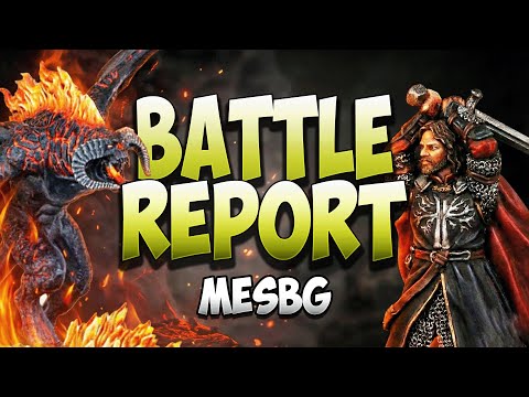 Men of the West vs Depths of Moria | MESBG Battle Report | Middle Earth Strategy Battle Game