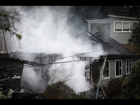 Lyall Bay house blaze