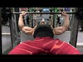 Smith machine press (incline)
