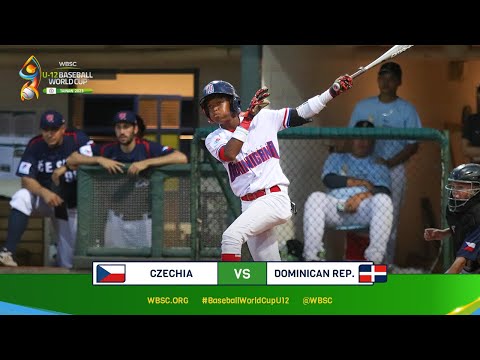 HIGHLIGHTS - Czechia vs Dominican Rep. – WBSC U-12 Baseball World Cup