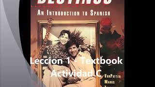 Download lagu Destinos Lección 1 Textbook mp3