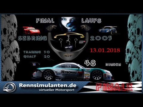 GTR2: SGT Cup - Sebring 05/Training for Final Race 13-01-18