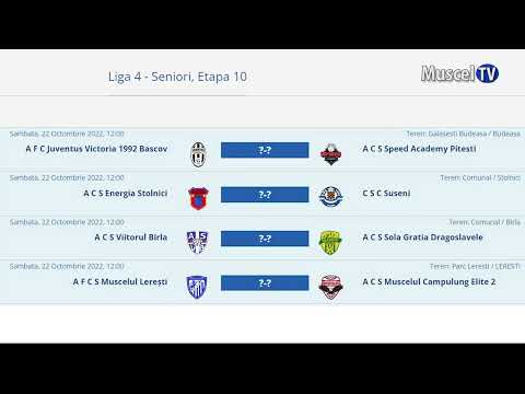 Jurnal MUSCEL TV 21.10.2022 SPORT – fotbal – liga a IV-a – Aro Câmpulung