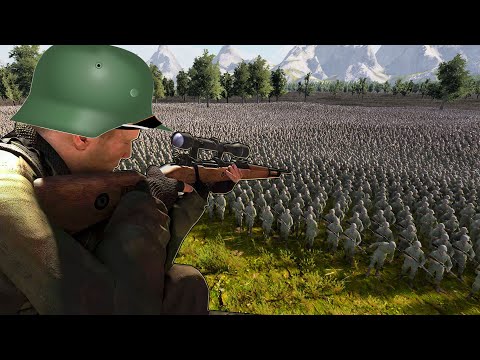 NEW German Sniper VS 1 Million US Soldiers! - Ultimate Epic Battle Simulator 2 UEBS 2