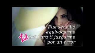 Paty Cantú Sin Un Adiós Letra