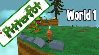 PitterPot - All Seeds and Acorn locations - World 1