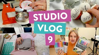 STUDIO VLOG | Organising craft room, packing Etsy order & an exciting delivery | 009