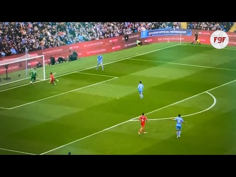 EDERSON ALMOST SCORES AN OWN GOAL VS LIVERPOOL