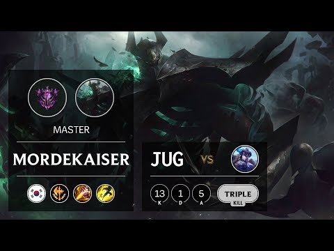 Mordekaiser Jungle vs Sejuani - KR Master Patch 9.12