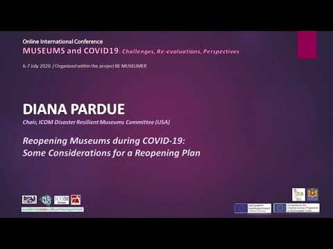 BE Museumer Online conference - DIANA PARDUE