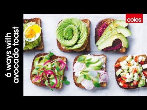 6 ways with avocado toast