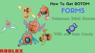 ROBLOX Pokemon Brick Bronze - How to get Rotom Forms !