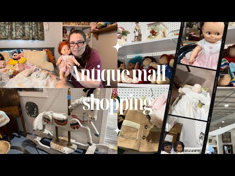 Antique Mall baby doll shopping/ buying vintage clothes for my reborn babies