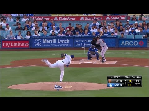 Hyun-Jin Ryu 6 Ks in 6 IP vs Giants | Dodgers vs Giants