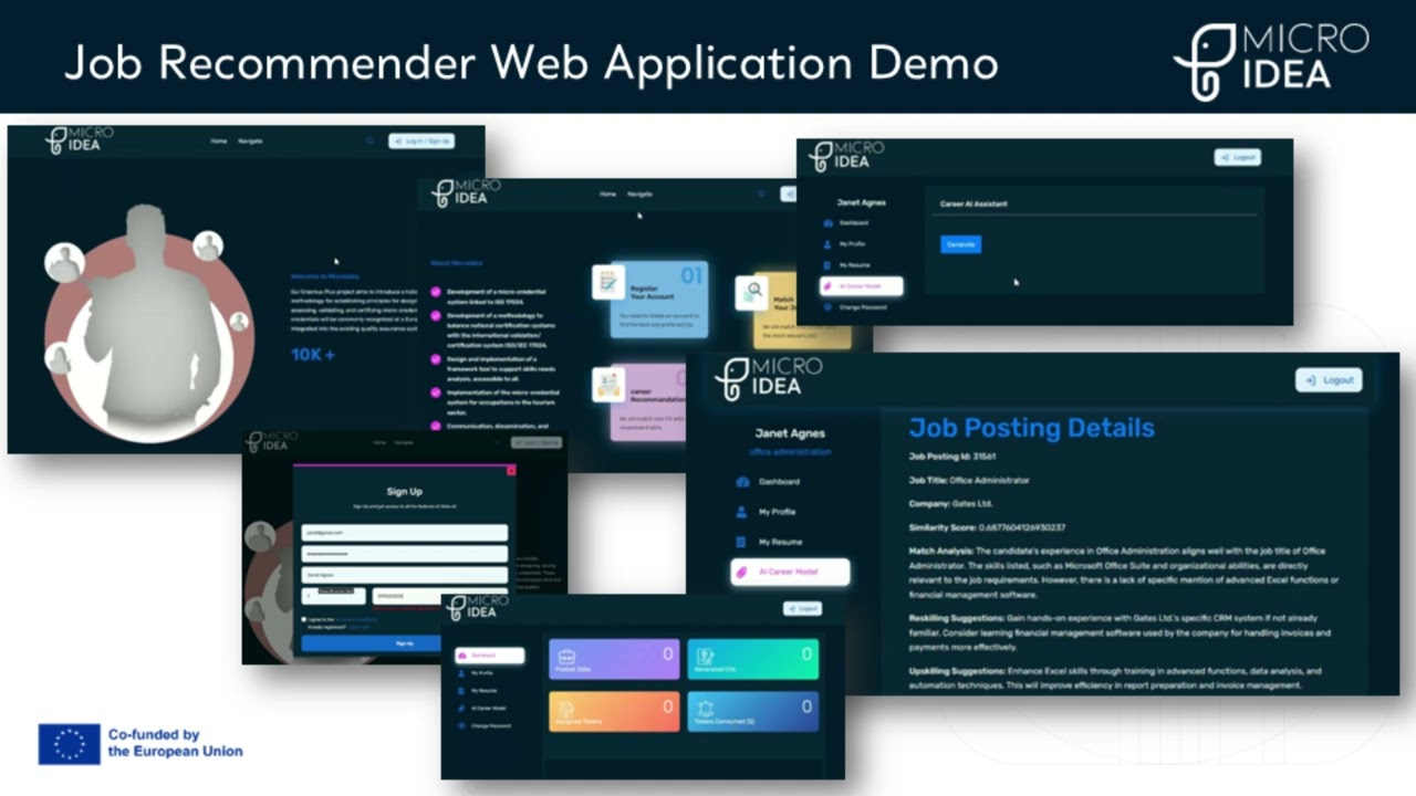 Job Recommender and Reskilling/Upskilling tool