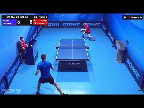 16:45 Andrii Hrabskyi - Andrii Matiushenko 08.09.2023 TT Euro.Cup Ukraine Master. TABLE 3