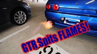 GTR SPITS FLAMES AT ME AT COFFEE AND CARS!!