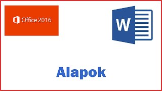 MS Office Word 2016 - 01. Alapok