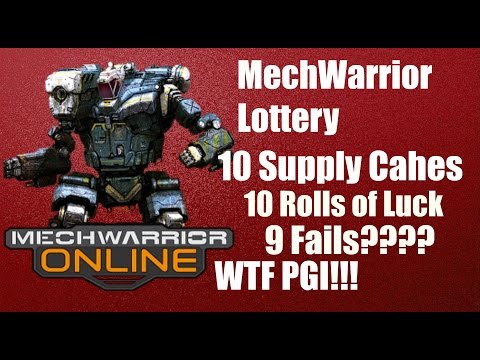 MechWarrior Online - 10 Supply Cashes Opened "WTF PGI?"