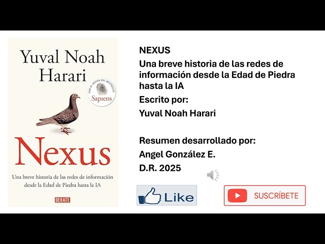 Vídeo relacionado con Nexus: Una breve historia de las redes de información desde la Edad de Piedra hasta la IA