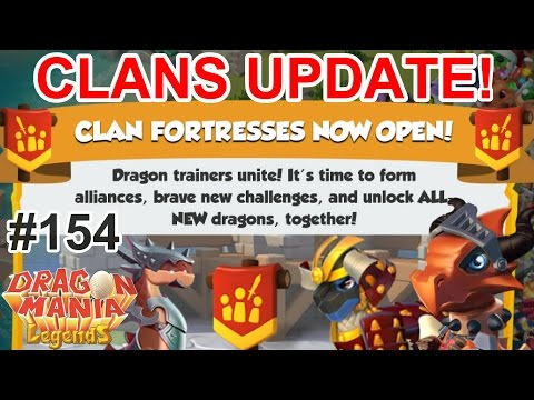 CLANS UPDATE IS OUT! Card Packs, New Dragons and Clan Rewards! - Dragon Mania Legends #154