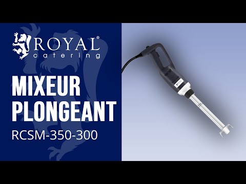 Vidéo - Mixeur plongeant - 350 W - 300 mm - 18 000 tr/min