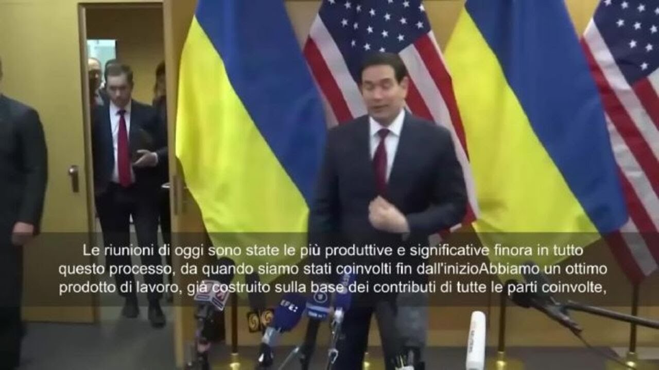 Segretario Stato Usa Marco Rubio a Ginevra: L'incontro più produttivo avuto finora sull'Ucraina